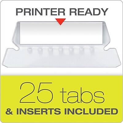 PRINTER READY

25 tabs & INSERTS INCLUDED