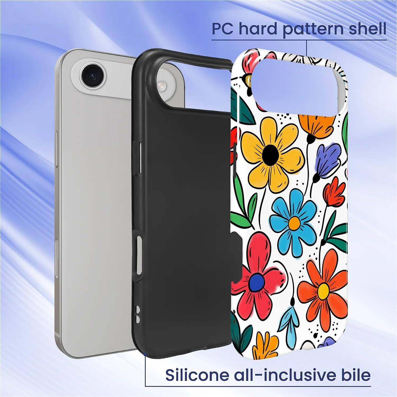 PC hard pattern shell  
Silicone all-inclusive bile