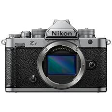 Front. Nikon - Nikon Z f Mirrorless Camera, Silver - Silver.