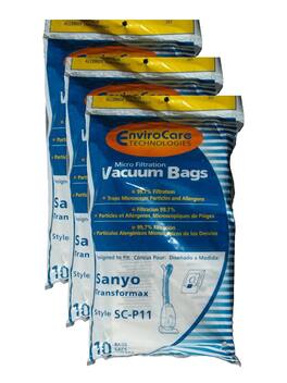 EnviroCare - Vacuum Bags for Vacuum Part #201 30 Pack