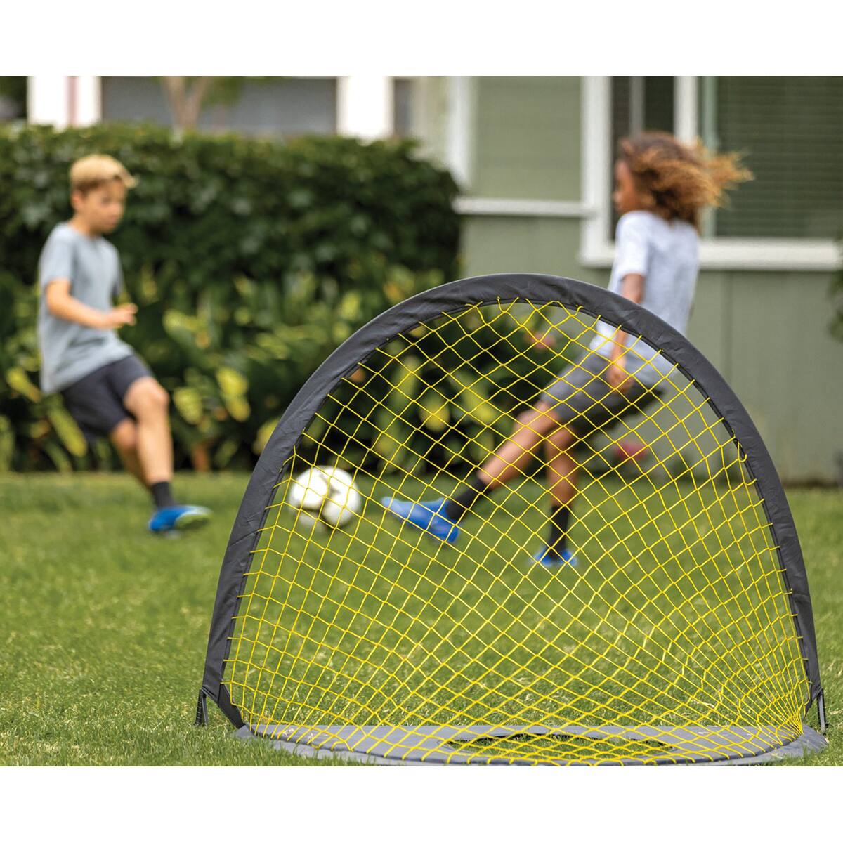 Alt View 3. SKLZ - SKLZ Precision Pop-Up Soccer Goal - 4' x 3' - Black.