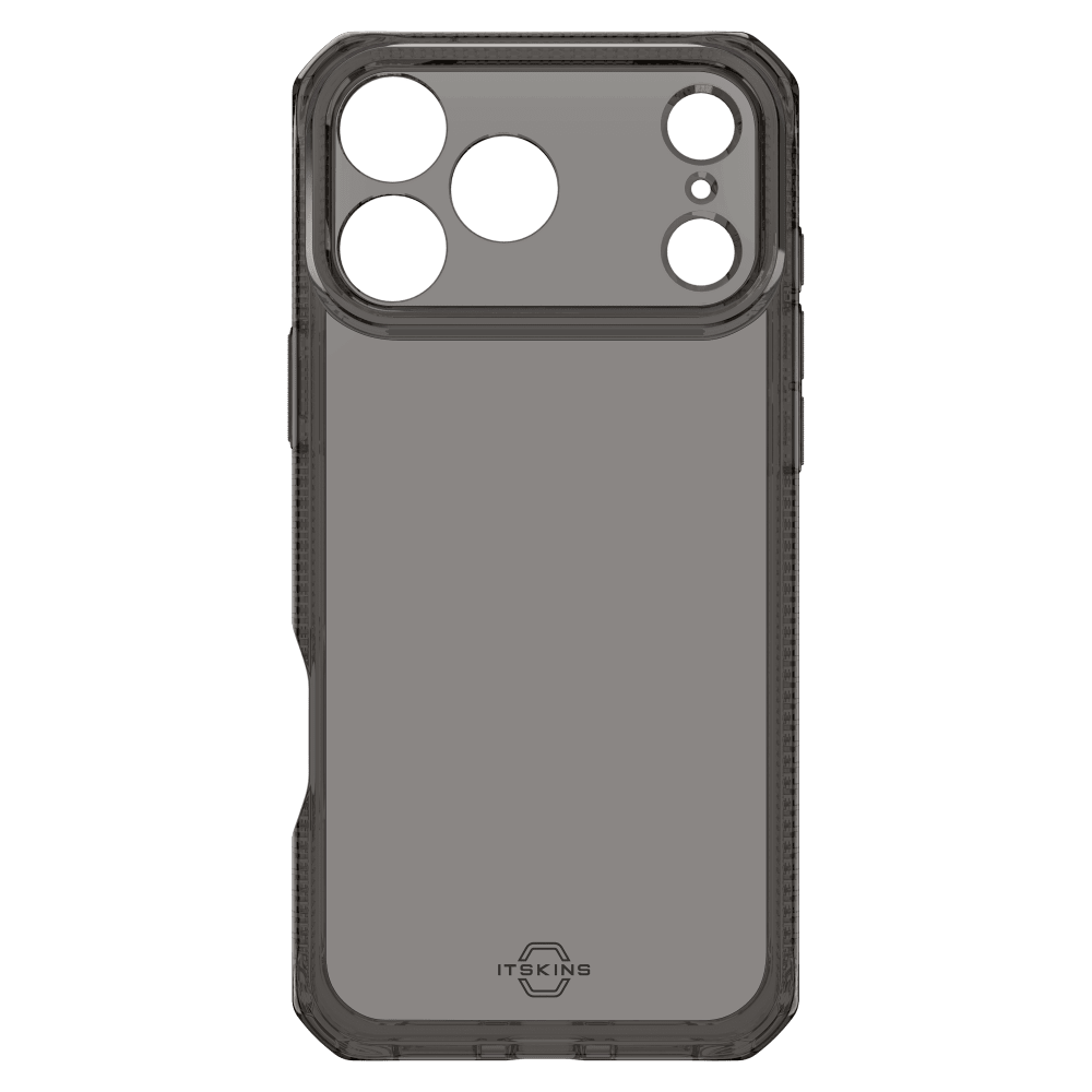 Alt View 4. Itskins - SPECTRUM R // CLEAR Case for Apple iPhone 18 Pro / 17 Pro - Black.