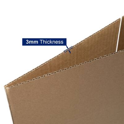SupplyHut 100 Pack Corrugated Shipping Boxes Mix Sizes 6x6x4 And 6x6x6 - 26 ECT