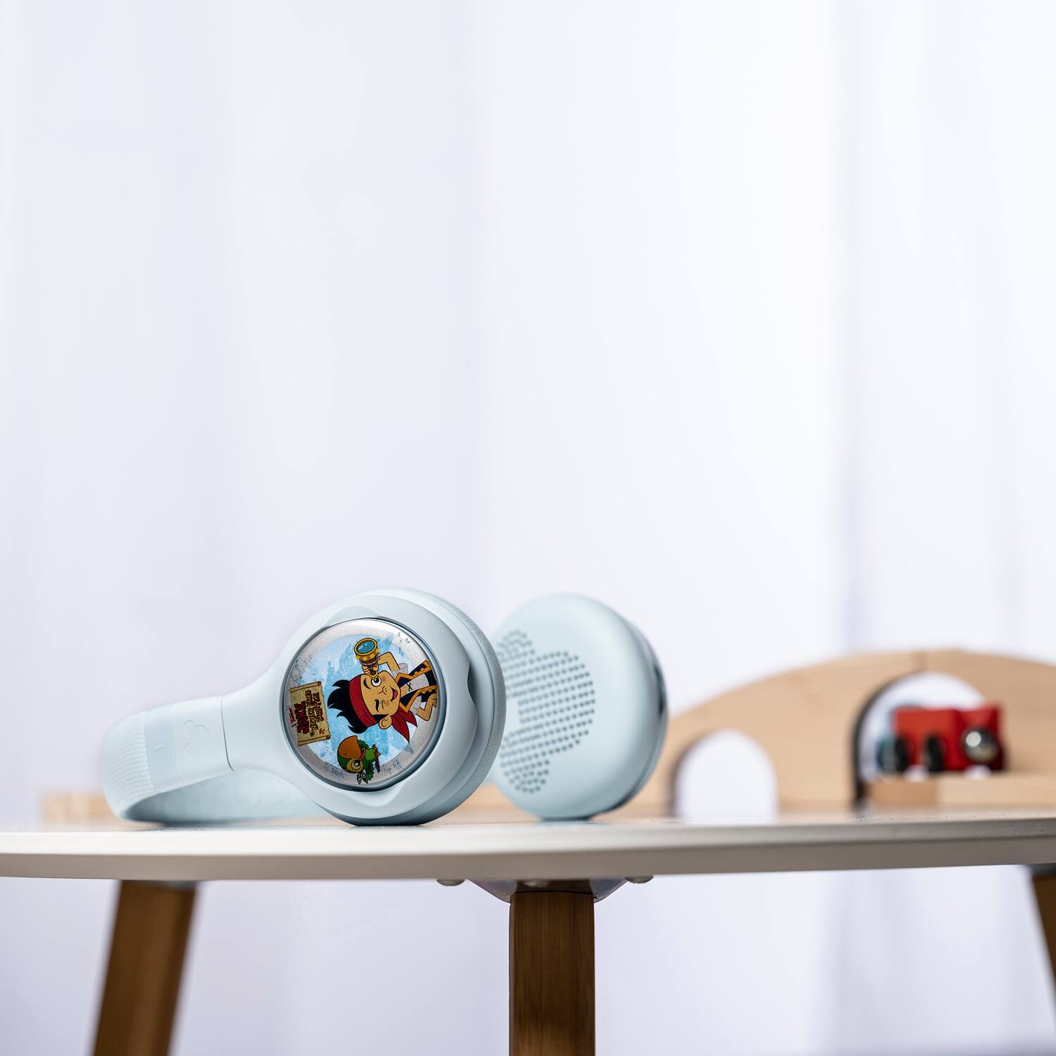 Alt View 6. ONANOFF - StoryPhones Bluetooth Kids Folding On-Ear Storytelling Headphones with Mic, 20-Hour Play Time Bundle - Blue.