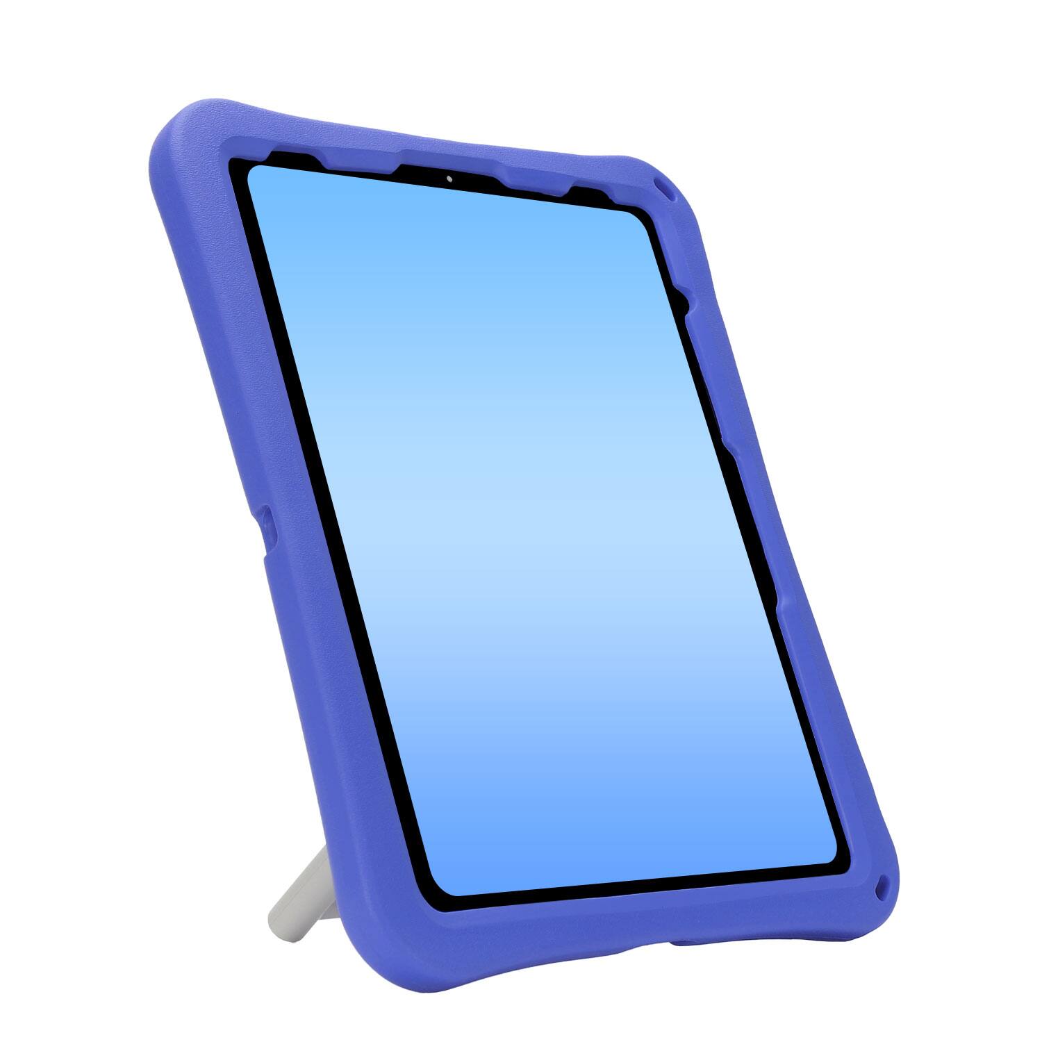 Alt View 3. Dteck - for Apple iPad Air (M4) 13" 2026/(M3) 2025/(M2) 2024 Rugged Case,Shockproof Heavy Duty EVA Cover with Rotating Stand - Purple.