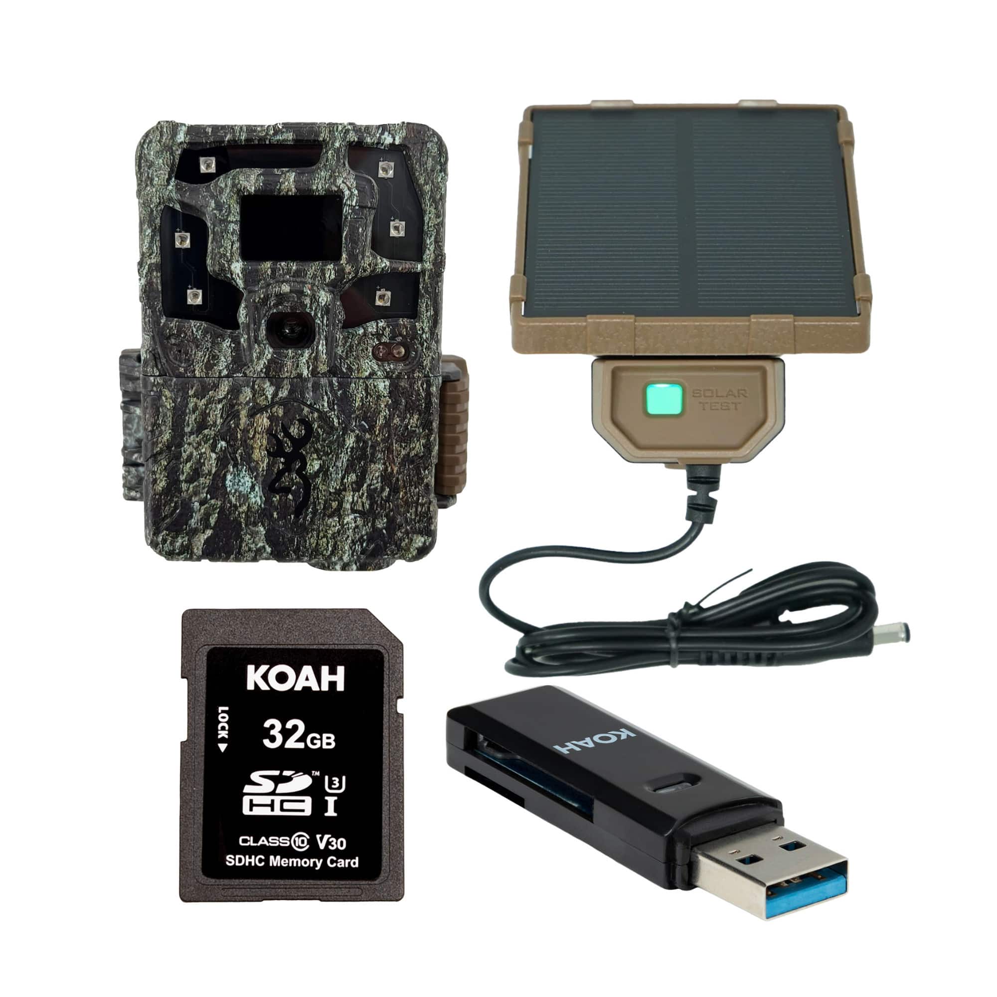 Browning Trail Cameras - Strike Force Pro X Motion-Activated Camera (Camo) Bundle