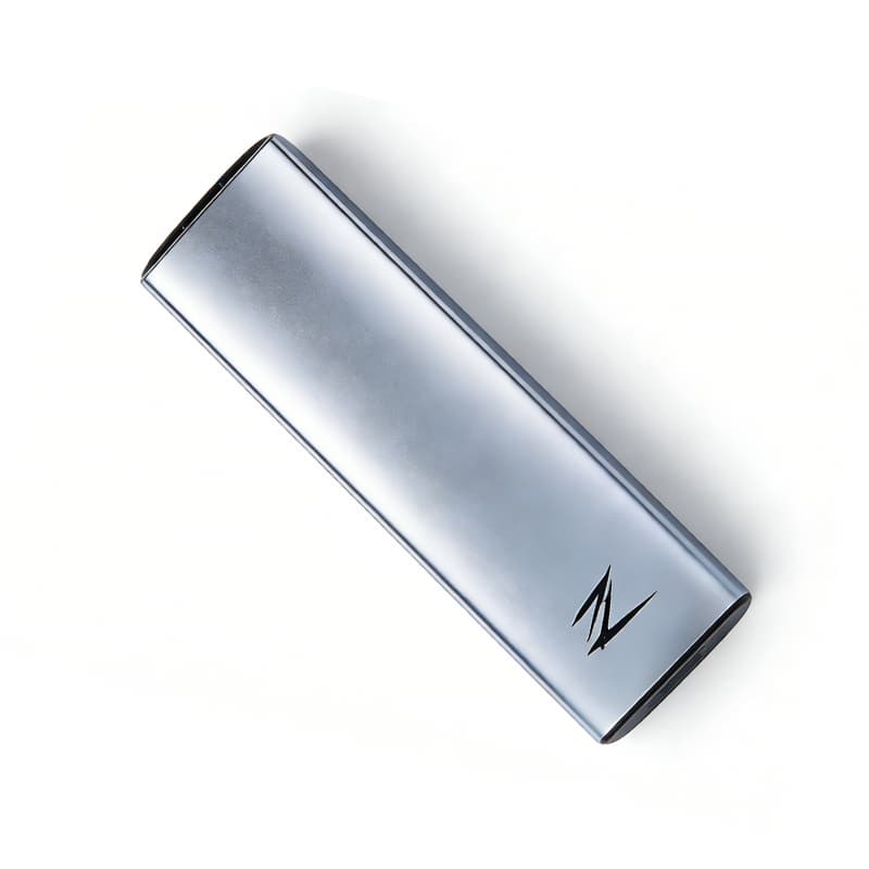 Netac - Z Slim 512GB Portable SSD USB-C USB 3.1 Gen 2 – Shock Resistant, Metal Case, Up to 550MB/s - Silver