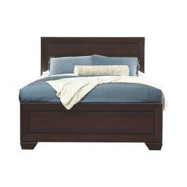 Manhattan Lane - Queen Size Bed with Panel Headboard and Footboard - Brown