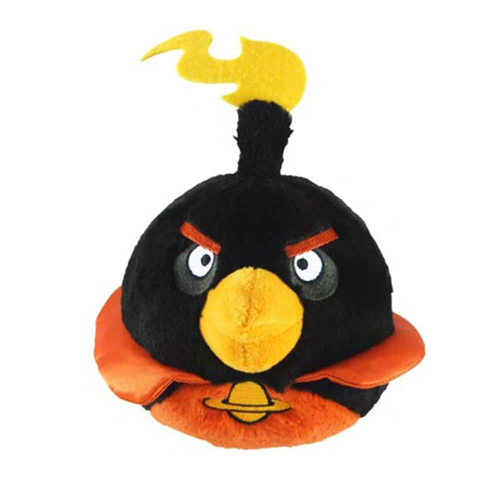 Commonwealth Toys - Angry Birds Space 16" Plush: Bird - Black