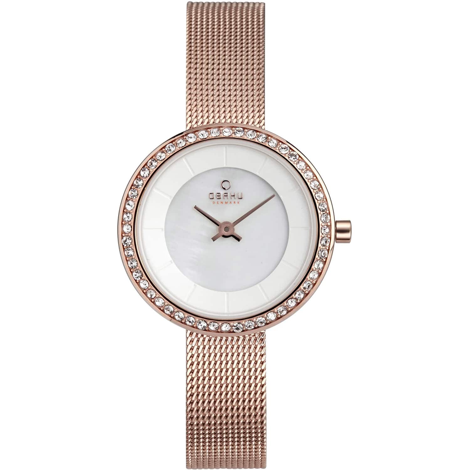 Obaku - Women's Denmark Dial Watch - V146LEVWMV - White price history on PriceWatchPro