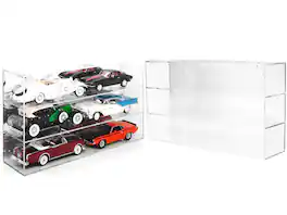Autoworld - 6 Car Acrylic Display Show Case for 1/18 Scale Models by Auto World