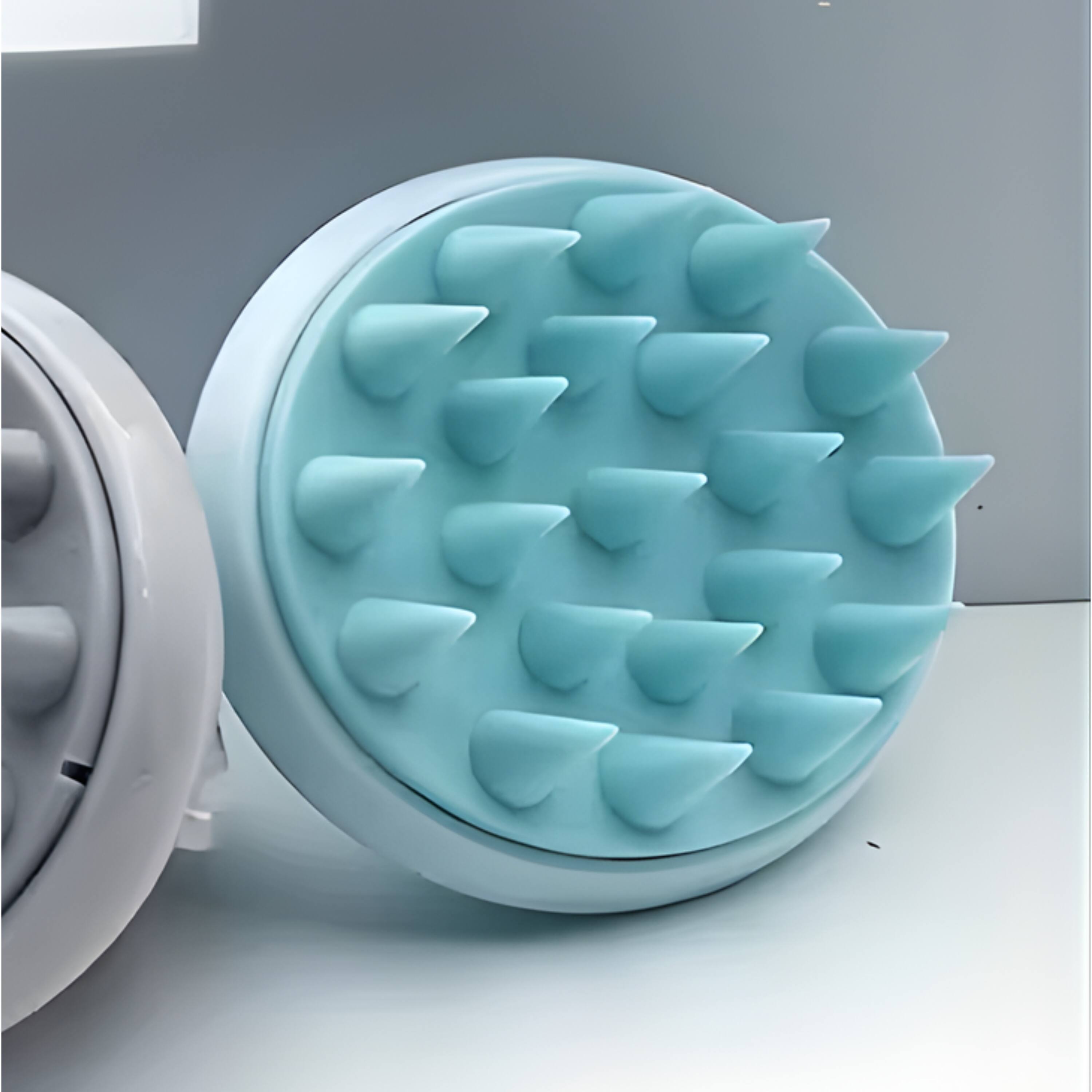 Alt View 1. Kitcheniva - Silicone Hair Scalp Massage Brush 1 Pcs, Blue.