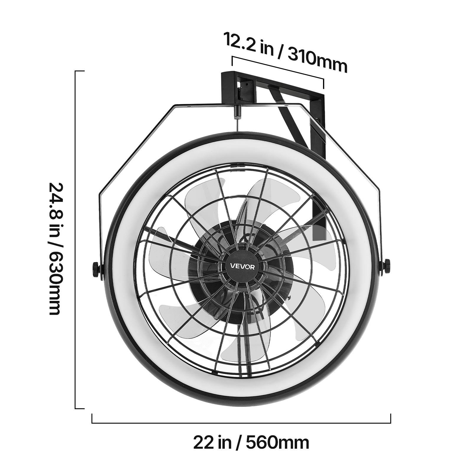 12.2 in / 310mm  
24.8 in / 630mm  
22 in / 560mm
