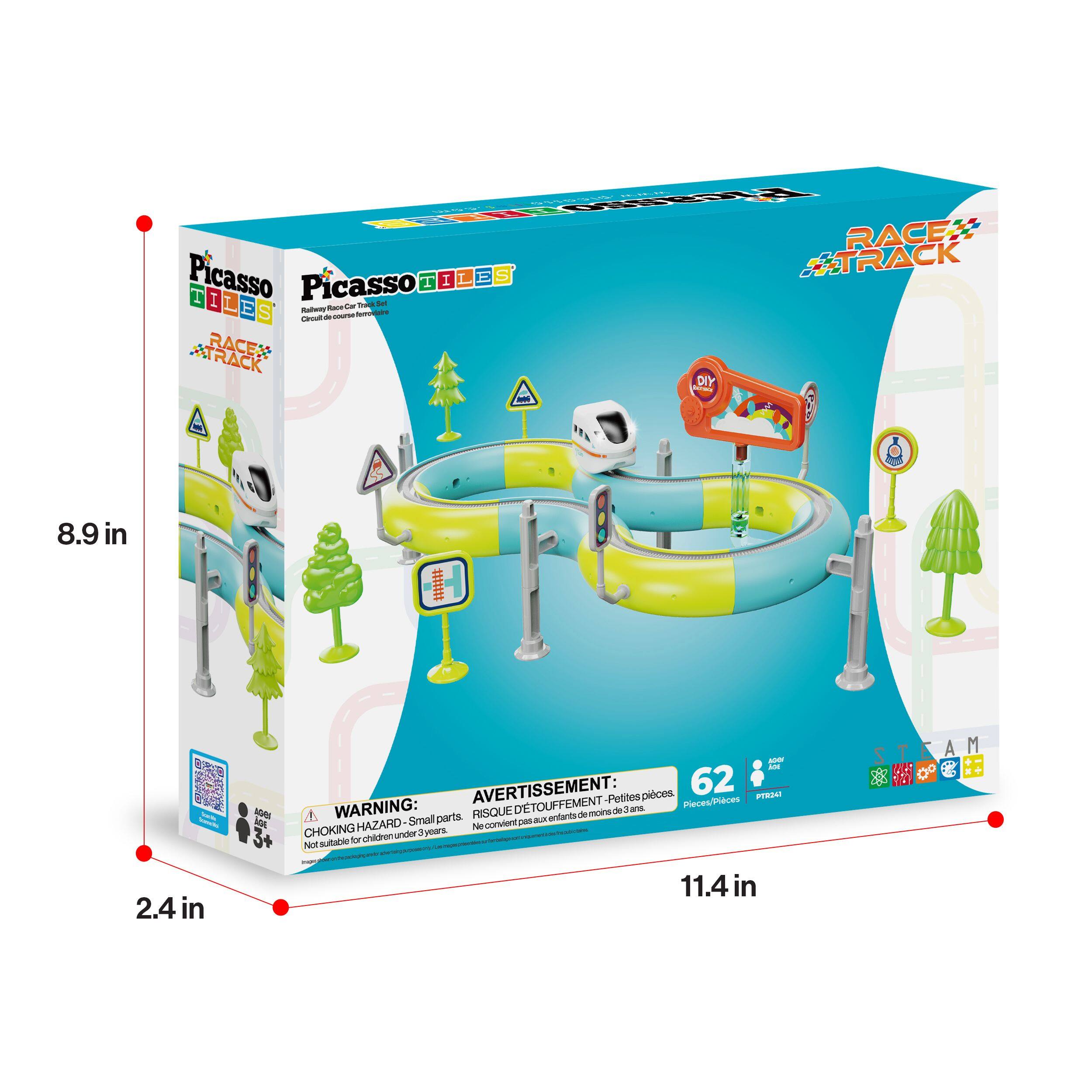 Picasso 14.99.9% 5446319 NISO'S RACEX Picasso T I L E S #TRACK I I Picasso Sel E flace Car Track S Rubway Herrodaire Circult de course #TRACK RACE DIY NETRO

8.9 in
........
AGBI AGE
NOW ACE AVERTISSEMENT: Petites pièces. 62 PTR247 DTOUFFEMENT Pièces Pièces WARNING: Small parts. RISQUE pas ax enfants de moins de 3 ans HAZARD Ne convient CHOKING children under 3) years. suitable for Not

2.4 in
11.4 in