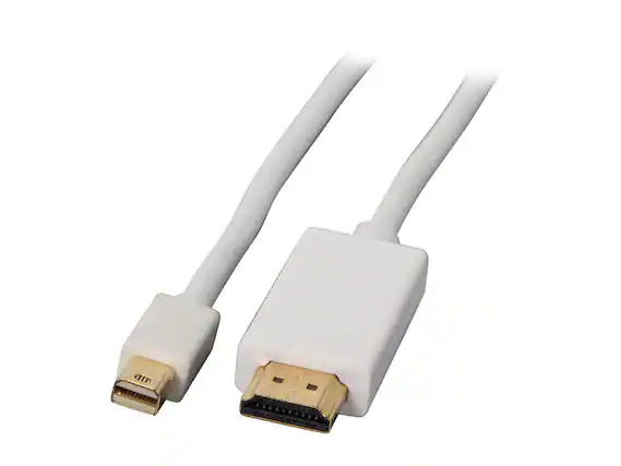 Front. Nippon Labs - Nippon Labs MINIDP-HDMI-6 6 ft. Mini DP DisplayPort Male to HDMI Male Adapter Cable, White.