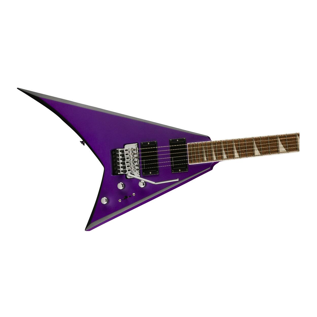 Angle. Jackson - Jackson X Rhoads RRX24 6-String Guitar (Purple Metallic with Black Bevels).
