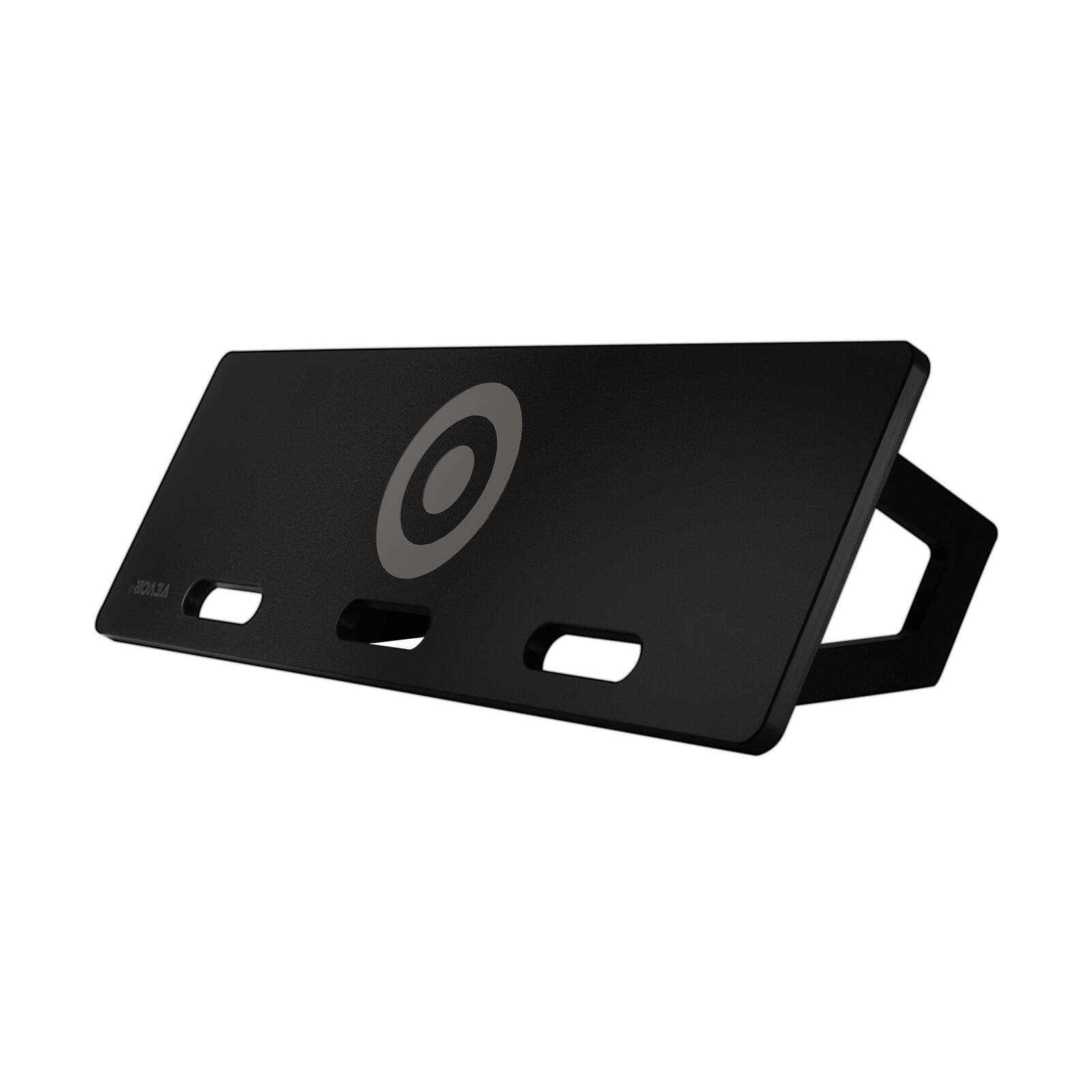 Alt View 5. VEVOR - Soccer Rebounder Board, 40"X12" Portable Soccer Wall with 2 Angles Rebound, Foldable HDPE Kickback Rebound Board - Black.