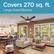 Covers 270 sq. ft.
Large Sized Rooms