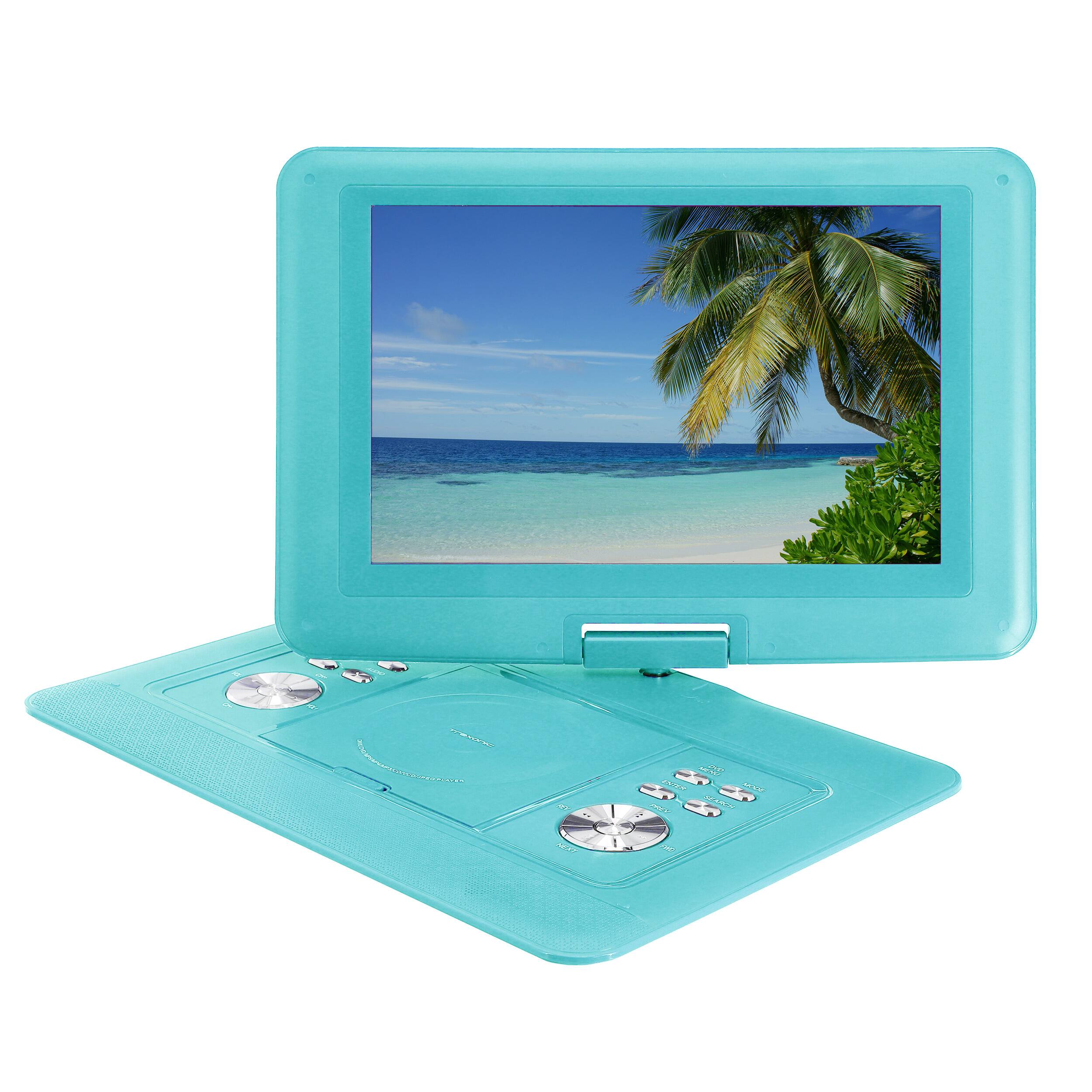 Alt View 1. Trexonic - Trexonic 14.1 Inch Portable TV+DVD Player with Swivel TFT-LCD Screen and USB,SD,AV,HDMI Inputs - Teal.