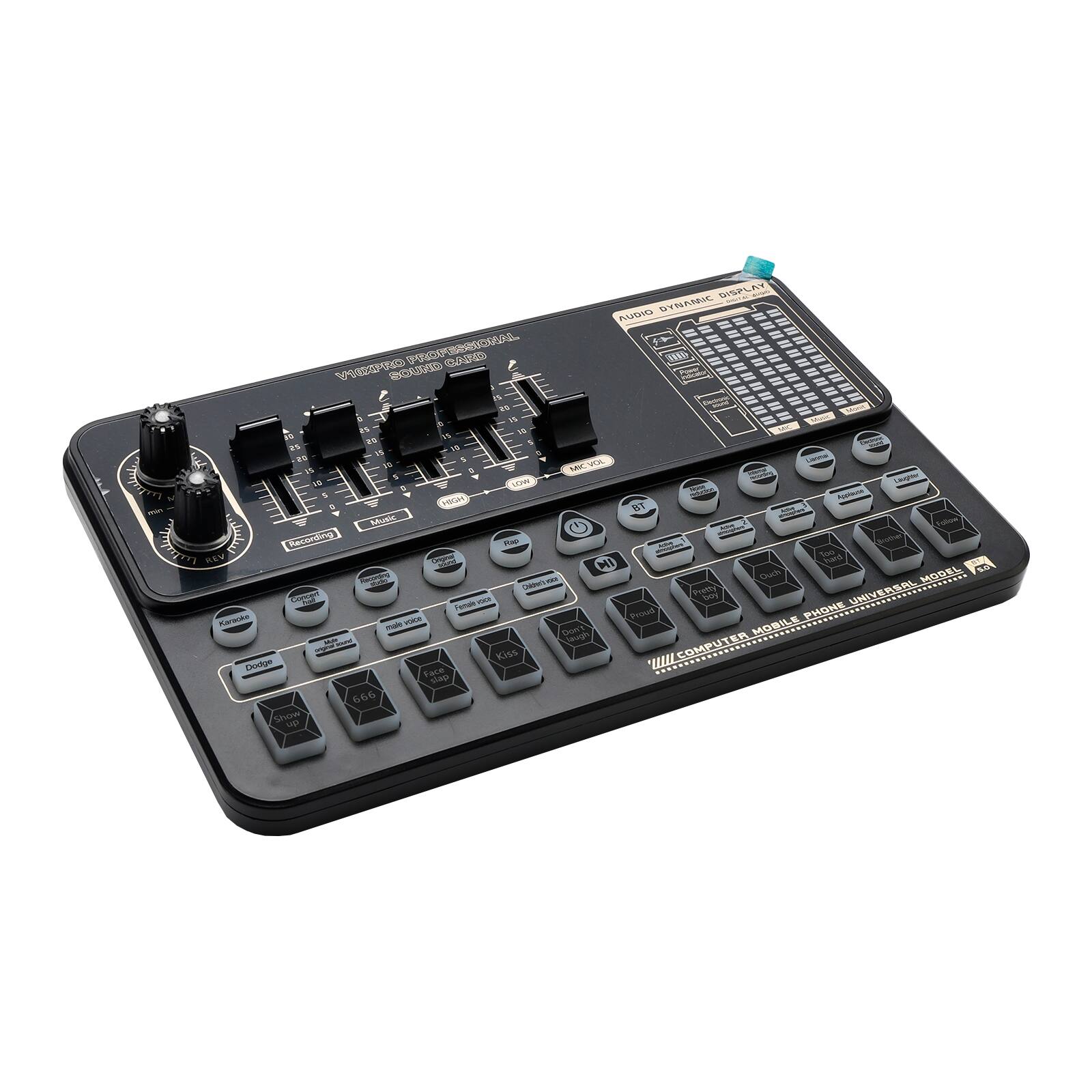 Sure, here is the corrected and grouped text from the image:

---

**AUDIO DYNAMIC DISPLAY**

**VOLUME CONTROL**

- **ME-VOL**
- **HIGH**
- **LOW**

**RECORDING**

**MOBILE PHONE UNIVERSAL MODEL**

**COMPUTER**

**BUTTONS:**

- **KICK**
- **SNARE**
- **HAT**
- **TOM**
- **TOM 2**
- **TOM 3**
- **TOM 4**
- **TOM 5**
- **TOM 6**
- **TOM 7**
- **TOM 8**
- **TOM 9**
- **TOM 10**
- **TOM 11**
- **TOM 12**
- **TOM 13**
- **TOM 14**
- **TOM 15**
- **TOM 16**
- **TOM 17**
- **TOM 18**
- **TOM 19**
- **TOM 20**
- **TOM 21**
- **TOM 22**
- **TOM 23**
- **TOM 2