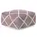 Angle. Simpli Home - Cowan Square Pouf - Magenta and Natural.