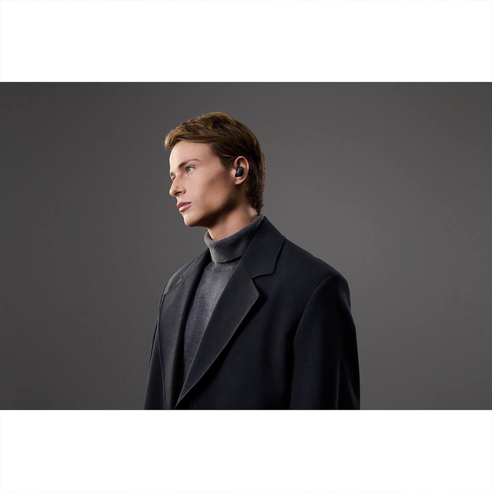 Alt View 5. Sony - WF-1000XM6 The Best Truly Wireless Noise Cancelling Earbuds + Bonus Earbud Tips Bundle.
