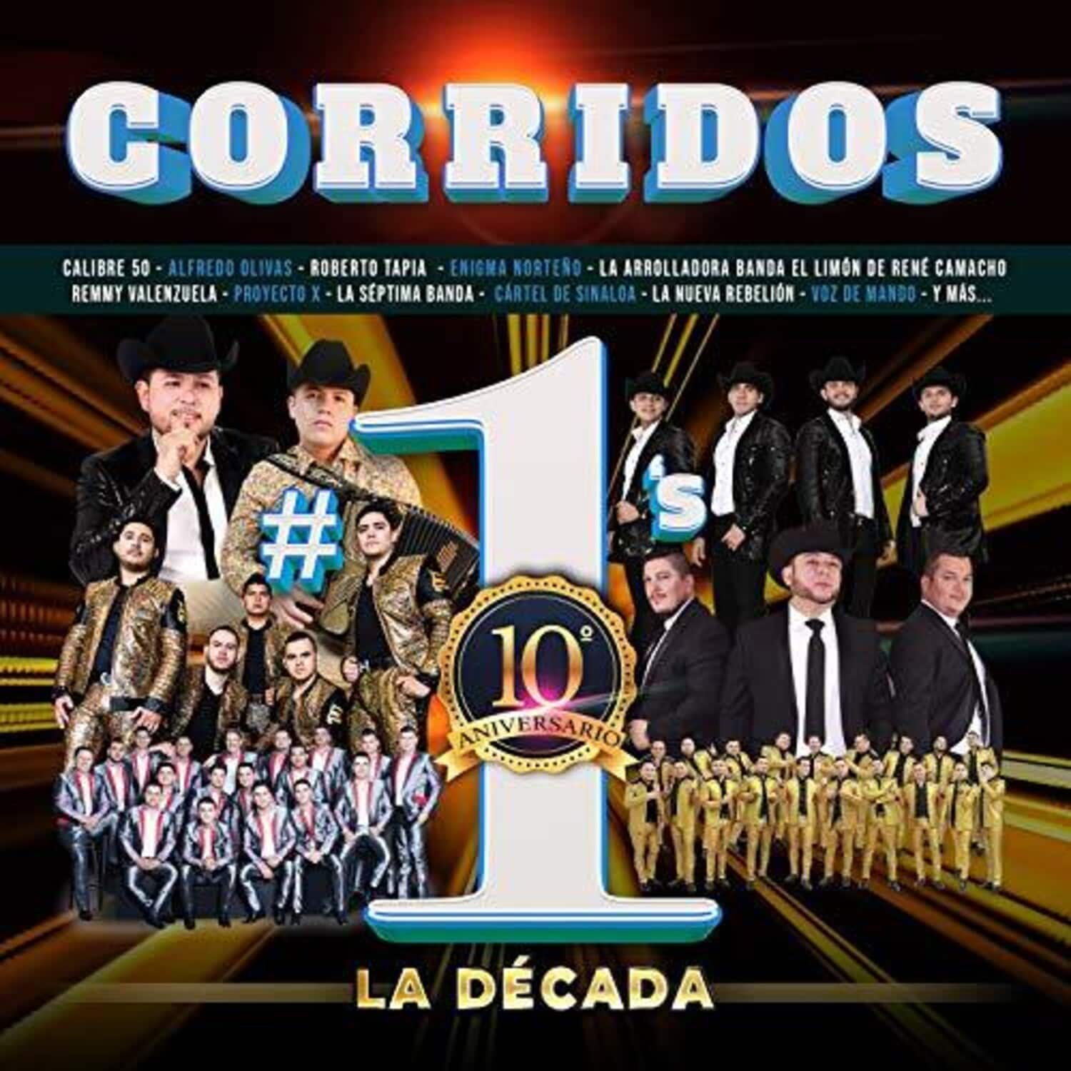 Various Artists - Corridos #1's La Decada (Various Artists) - COMPACT DISCS [CD]