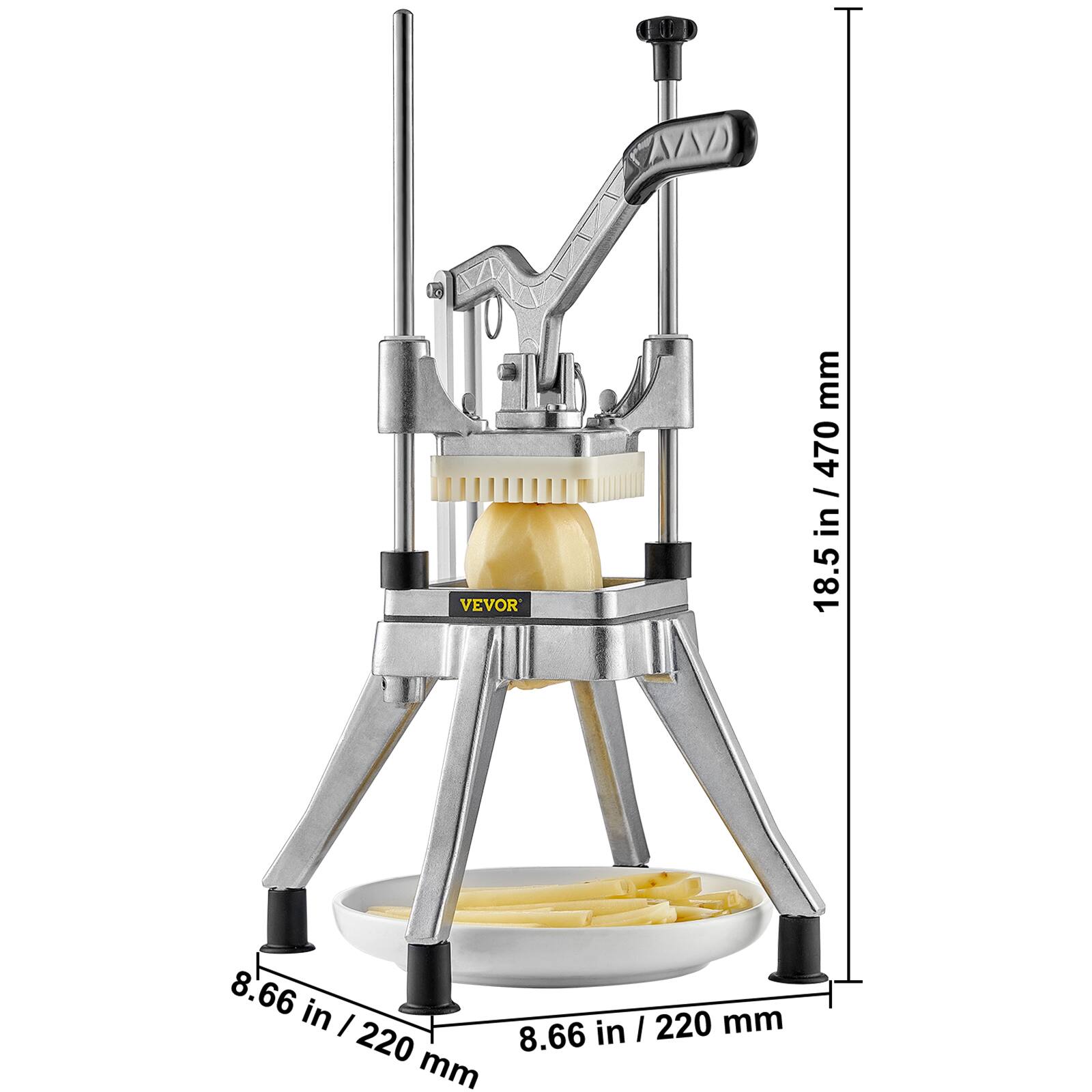 VEVOR mm 470 I 18.5 in / 470 18.5 in 8.66 in / 220 mm 220 8.66 mm