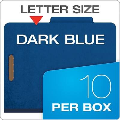 LETTER SIZE  
DARK BLUE  
10 PER BOX