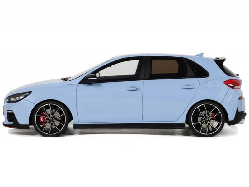 Back. Otto Mobile - 2017 Hyundai I30 N Light Blue Limited Edition to 2500 pieces Worldwide 1/18 Model Car by Otto Mobile - Light Blue.