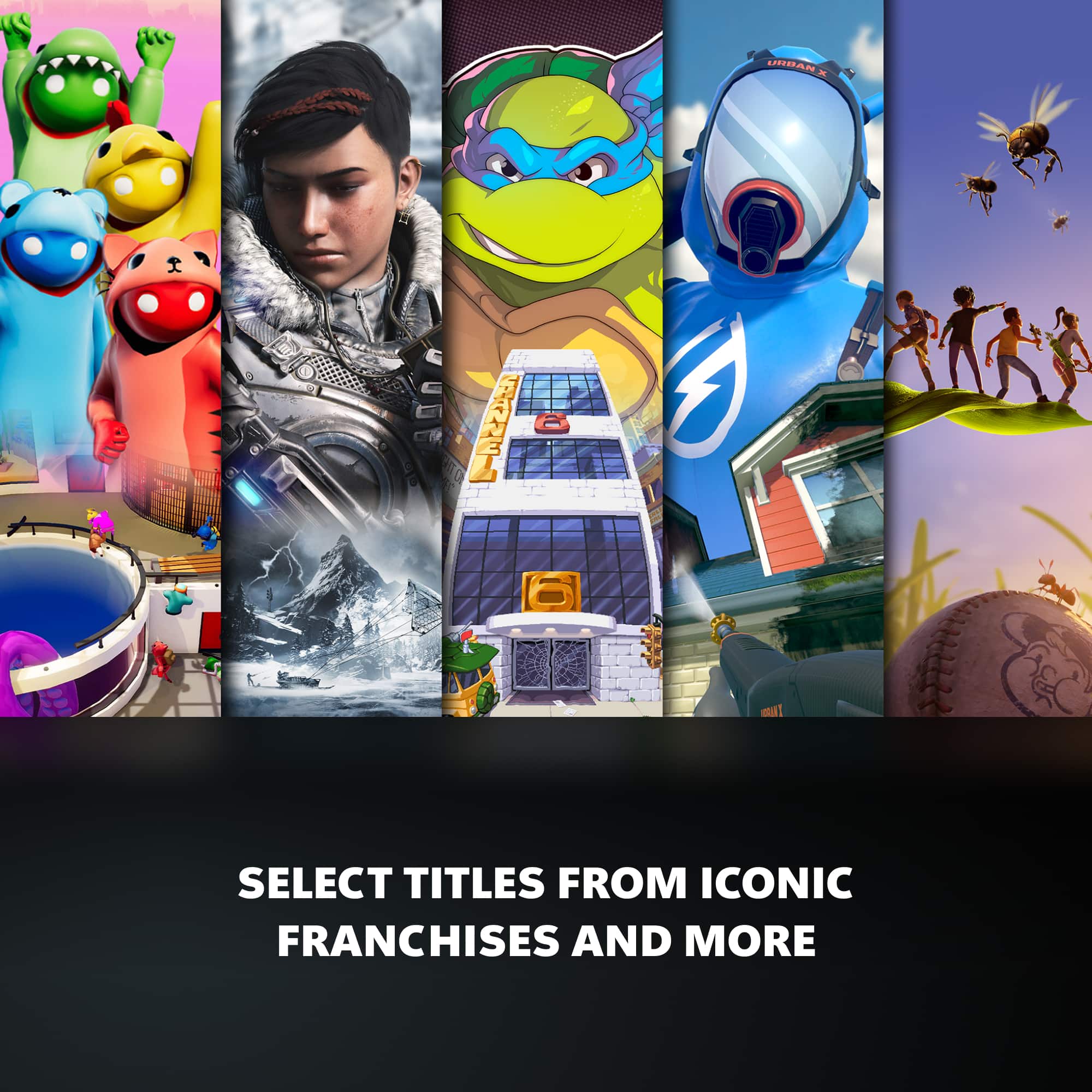 SELECT TITLES FROM ICONIC FRANCHISES AND MORE