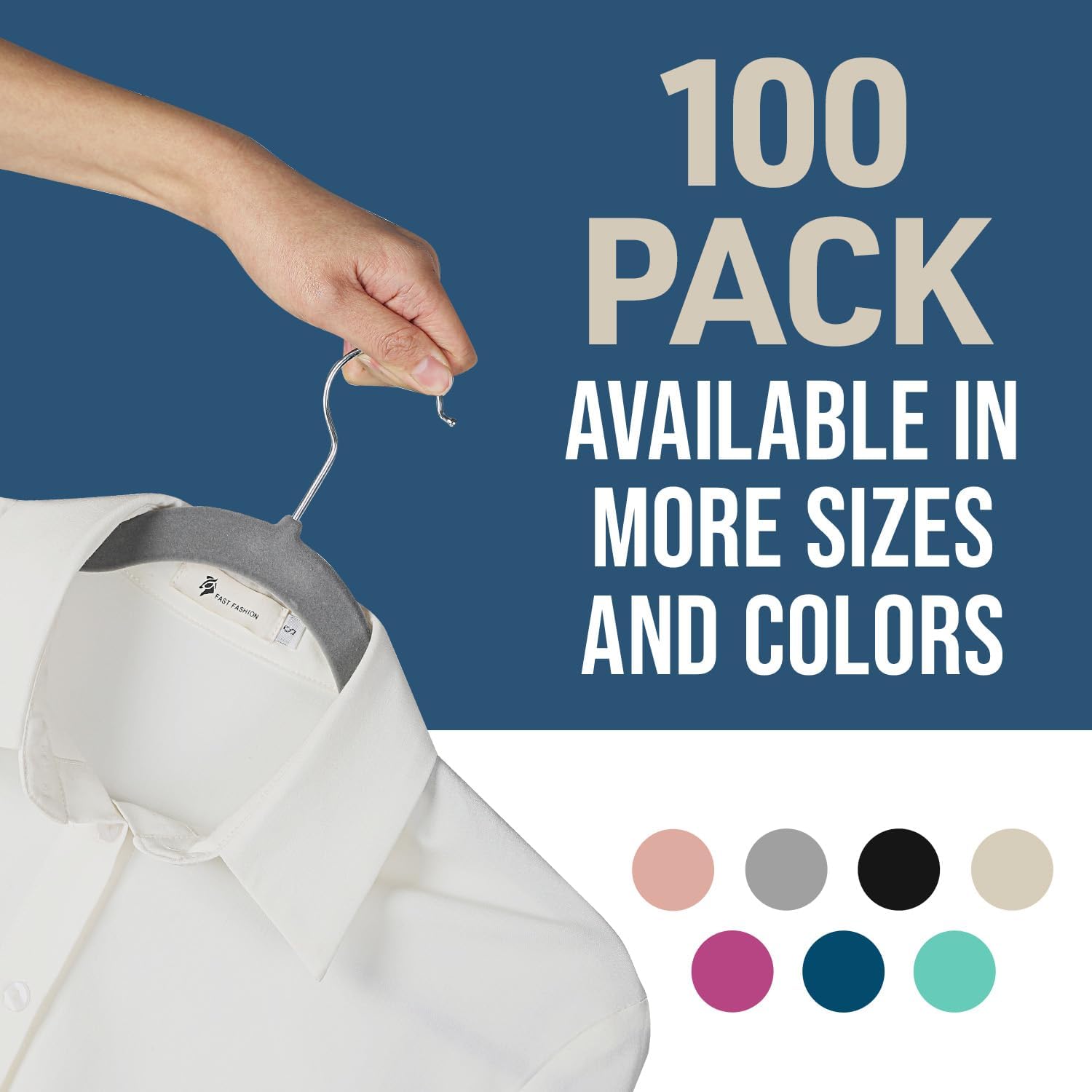 100 PACK AVAILABLE IN MORE SIZES AND COLORS PART FASPIA P