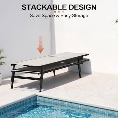 STACKABLE DESIGN  
Save Space & Easy Storage