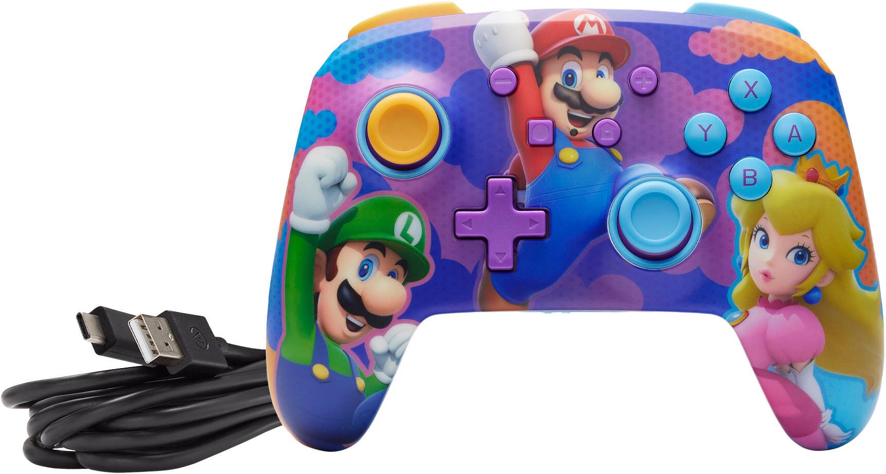 Alt View 21. PowerA - PowerA Enhanced Wireless Controller for Nintendo Switch - Color Splash Heroes - Color Splash Heroes.