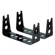Front. Allsop - Allsop 31480 Metal Art 4.75 in. x 8.75 in. x 2.5 in. Monitor Stand Risers - Black.