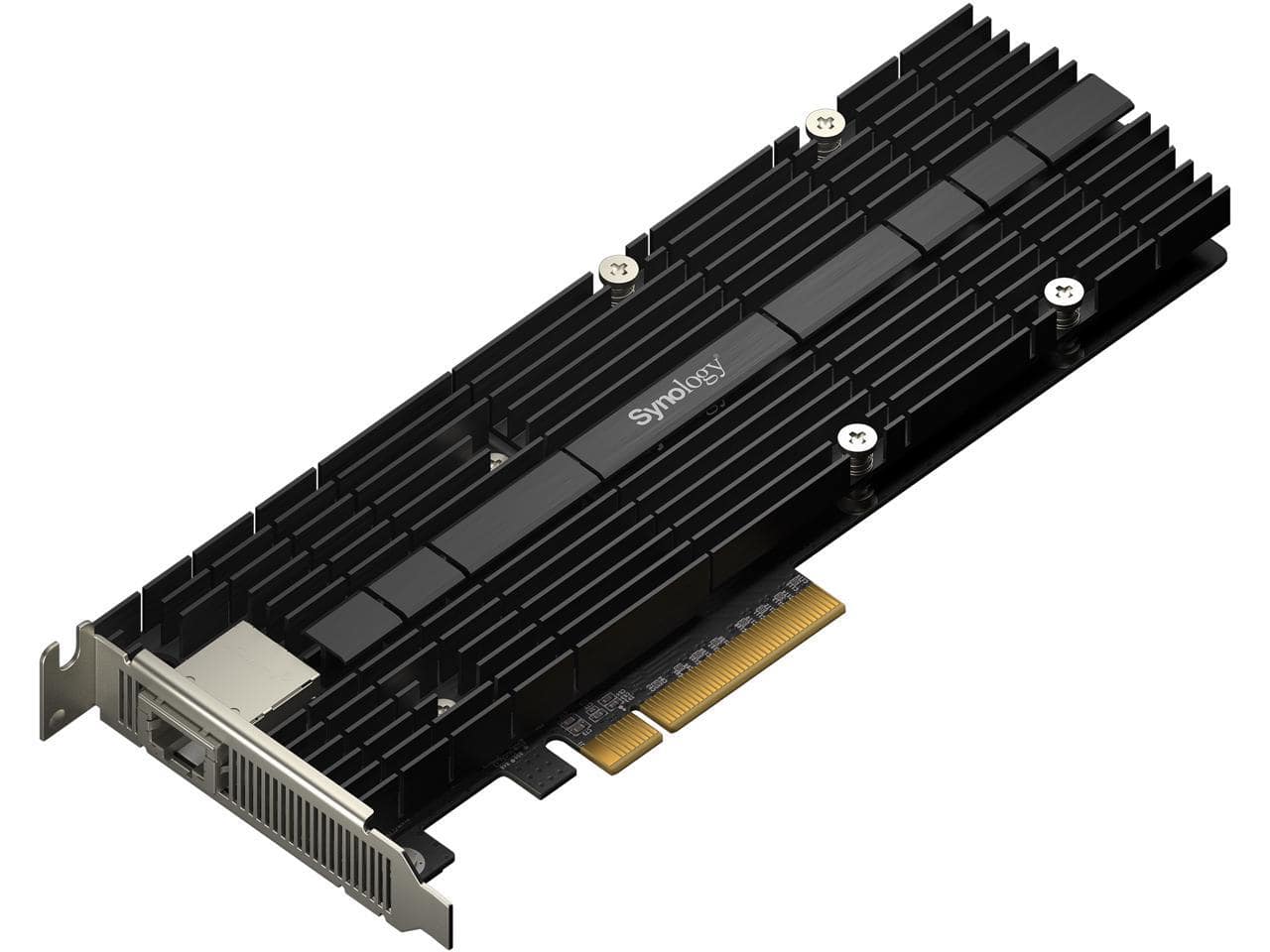 Synology - E10M20-T1 10Gb Ethernet and M.2 Adapter card - Black