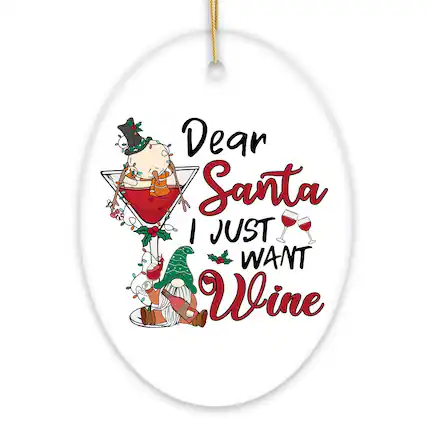 Dear Santa
I just want wine
