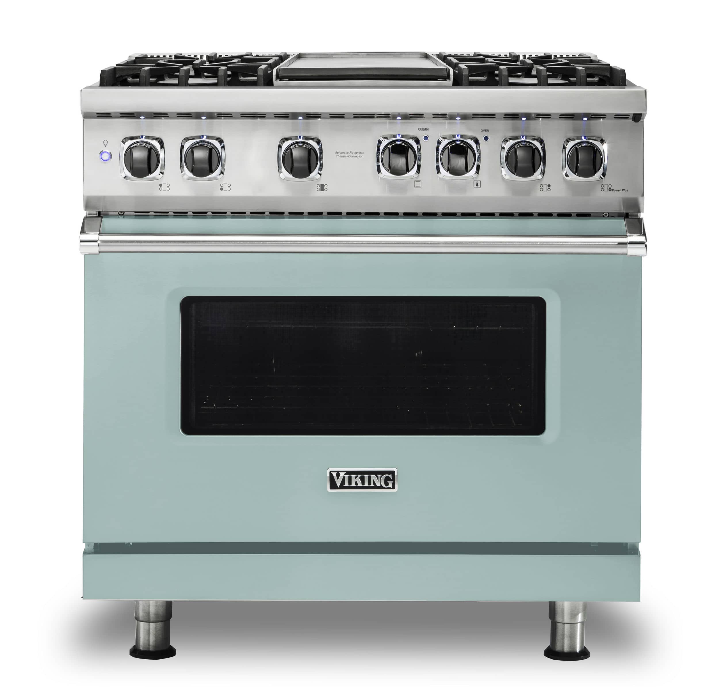 Viking - 36-Inch Dual Fuel Freestanding Range - Splash - Front_Zoom