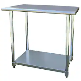 Sportsman Pro-Series - Stainless Steel Work Table 24 x 36 Inches - Silver