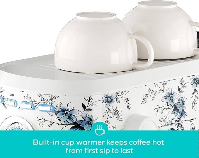 I CUP 2 CUP STEAM ESSO RAN SSS OFF

Built-in cup warmer keeps coffee hot from first sip to last