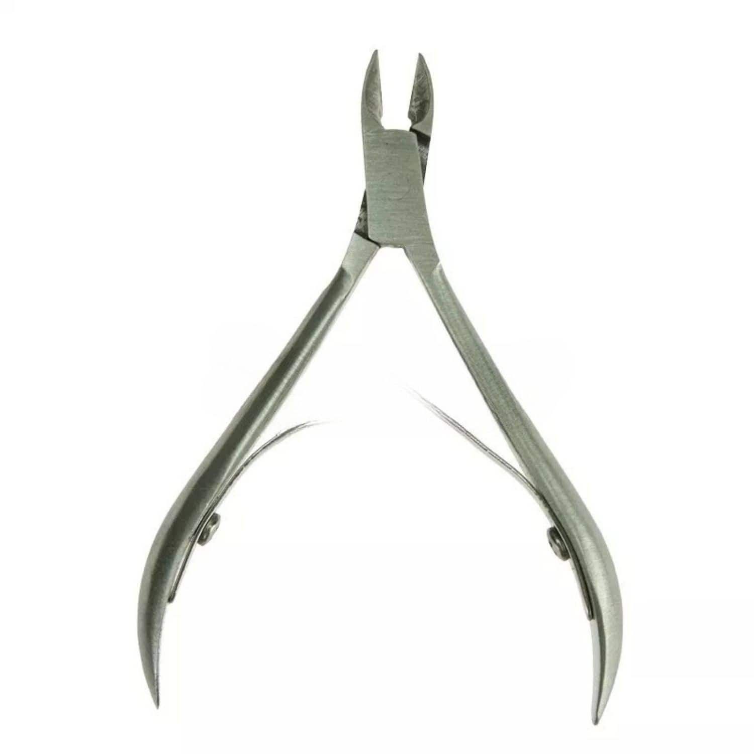 Back. Stock Preferred - Heavy Duty Toenail Clippers for Thick & Ingrown Nails - Silver.
