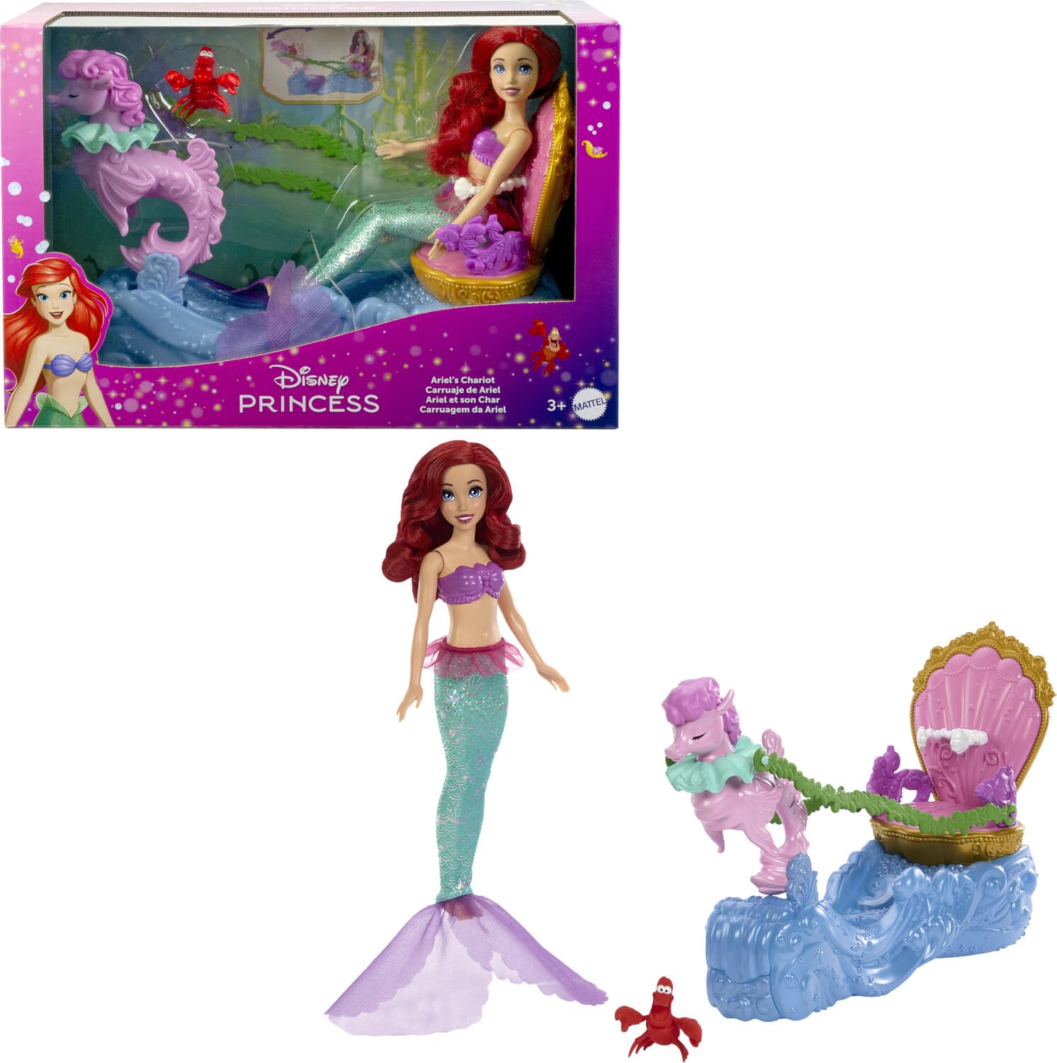 Disney Princess Ariel's Chariot - COLLECTABLES - Mattel