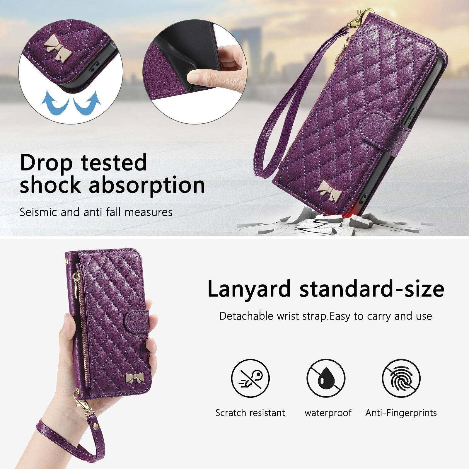 - Drop tested shock absorption
  - Seismic and anti fall measures

- Lanyard standard-size
  - Detachable wrist strap
  - Easy to carry and use

- Scratch resistant
- Waterproof
- Anti-Fingerprints