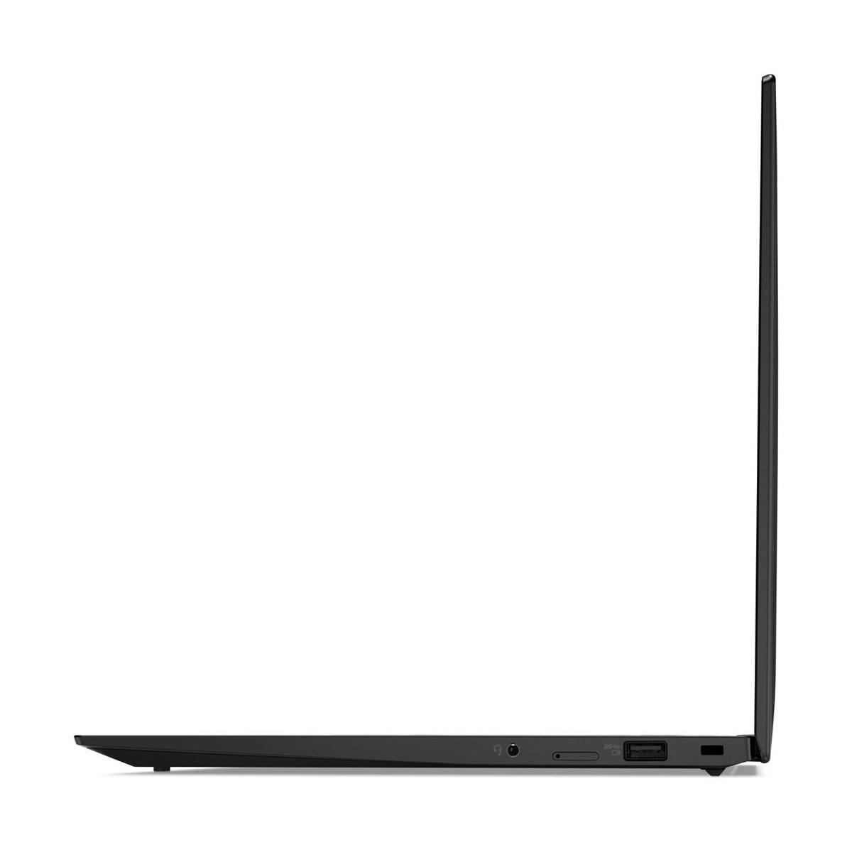 Left. Lenovo - Lenovo ThinkPad X1 Carbon Gen 9 Core i7-1165G7 2.8GHz, 16GB, 512GB SSD, 14" FHD, Window 11 Pro 64-bit - Black.