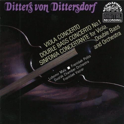 Dittersdorf / Dvorak Cham Orch, Vajnar - DBL Bass Cto / Viola Cto / Sfa Concertante  - COMPACT DISCS