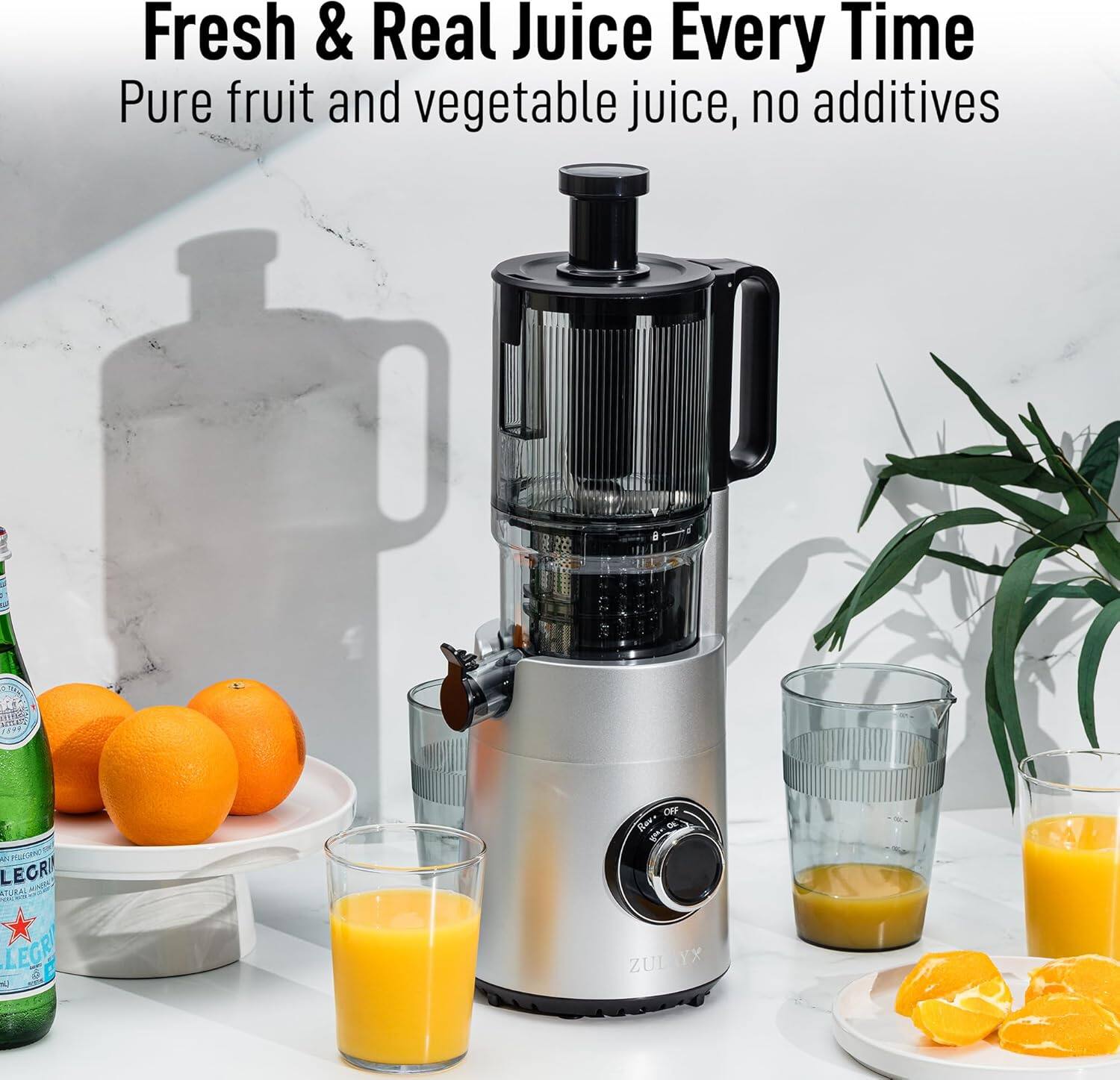 Fresh & Real Juice Every Time  
Pure fruit and vegetable juice, no additives