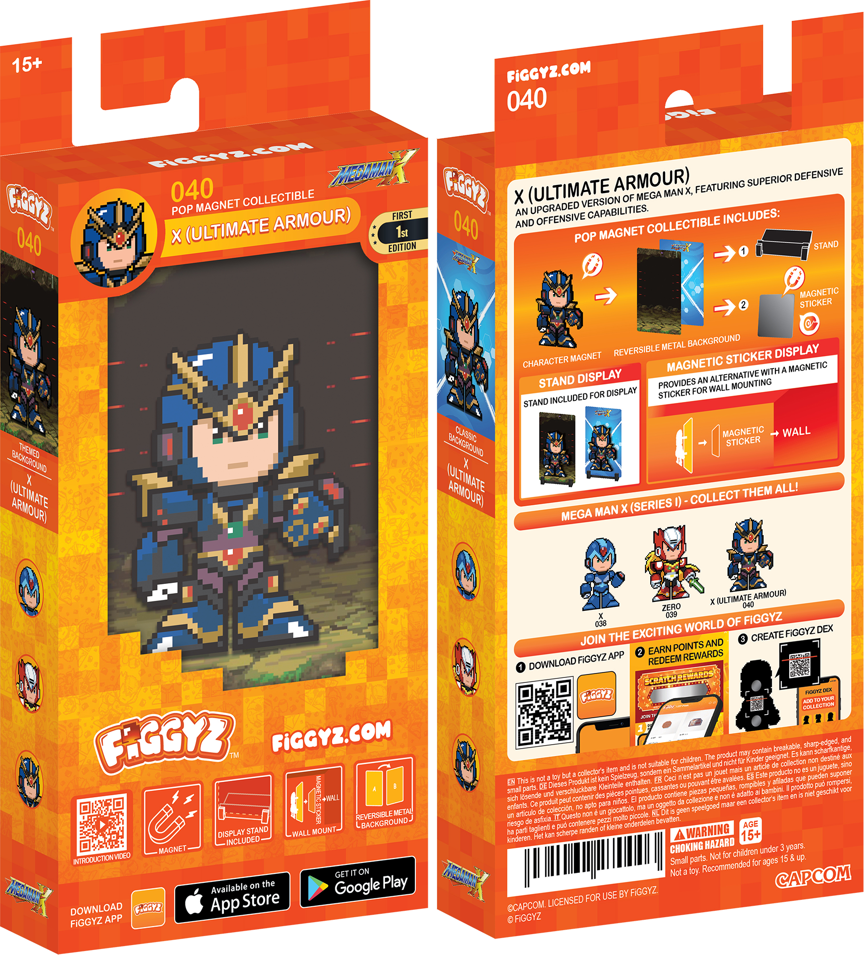15+ FIGGYZ.COM  
040 FIGGY2 040 LOM FICCYZ MEDAMAN ARMOUR) FEATURING SUPERIOR DEFENSIVE AND OFFENSIVE CAPABILITIES.  
040 COLLECTIBLE EAGGY2 X (ULTIMATE VERSION MEGA MAN POP MAGNET UPGRADED CAPABILITIES. ARMOUR)  
FRST OFFENSIVE INCLUDES:  
040 AND COLLECTIBLE X (ULTIMATE 1 POP MAGNET STAND EDITION MAGNETIC STICKER METAL BACKGROUND MAGNET REVERSIBLE DISPLAY CHARACTER MAGNETIC STICKER WITH MAGNETIC STAND DISPLAY PROVIDES ALTERNATIVE MOUNTING DISP WALL INCLUDED STICKER STAND THNEO BAOKCUD (ULTIMATE ARMOURI CLASSIC BACKGROUND (ULTIMATE ARMOUR) MAGNETIC WALL STICKER THEM ALL! COLLECT MEGA MAN (SERIES SOIS FAGGYZ FIGGYZ.COM  
REVERSIBLE METAL STAND L-BACKGROUND MALL MOUNT INCLUDED MAGNET INTRODUCTION-VIUED  
Available Google Play App Store DOWNLOAD OOT FIGGYZ APP ULTIMATE ARMOURS HD OF FIGGYZ EXCITING WORLD FIG