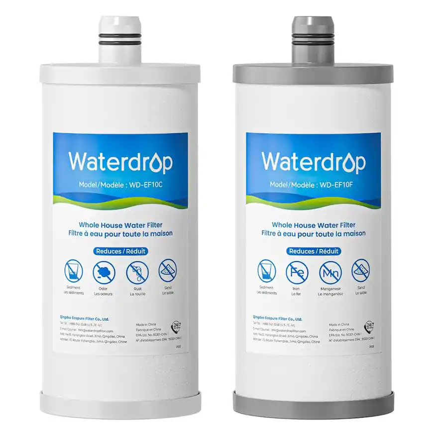 Water Ropu Filter Waterdrop EF10FC Replacement Filter for WHF2E FC Whole House Filter ...