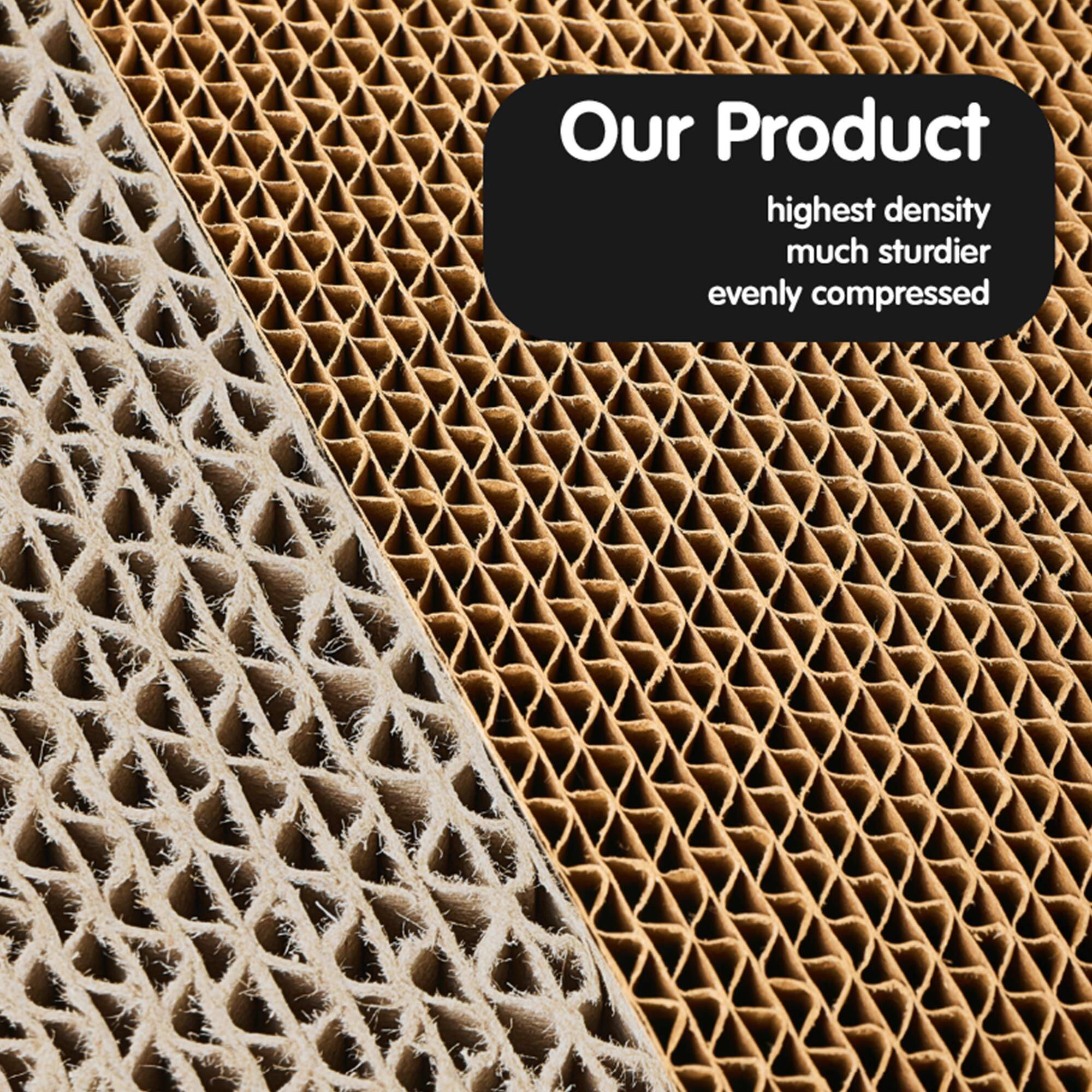 Our Product  
highest density  
much sturdier  
evenly compressed