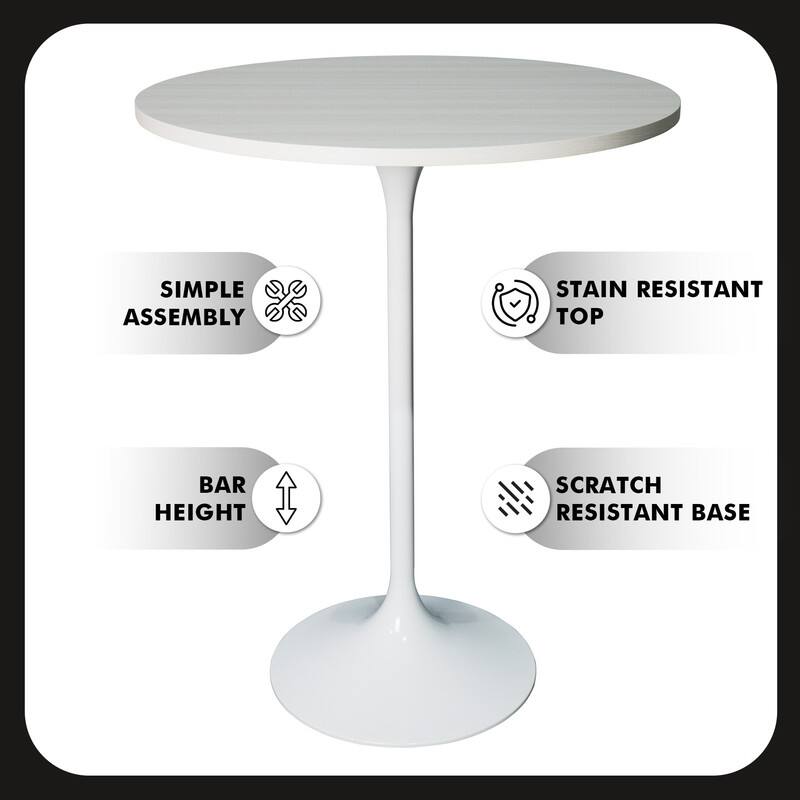 SIMPLE ASSEMBLY  
STAIN RESISTANT TOP  
BAR HEIGHT  
SCRATCH RESISTANT BASE